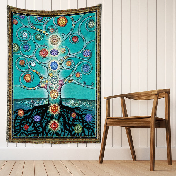 Chakra Tree Tapestry-ToShay.org