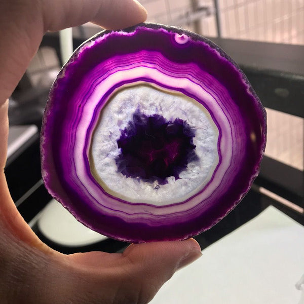 Mixed Agate Geode Slice-ToShay.org