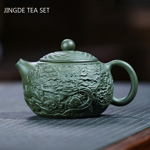 Green Mud Dragon Tea Pot-ToShay.org