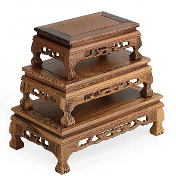 Wood Carved Pedestal-ToShay.org