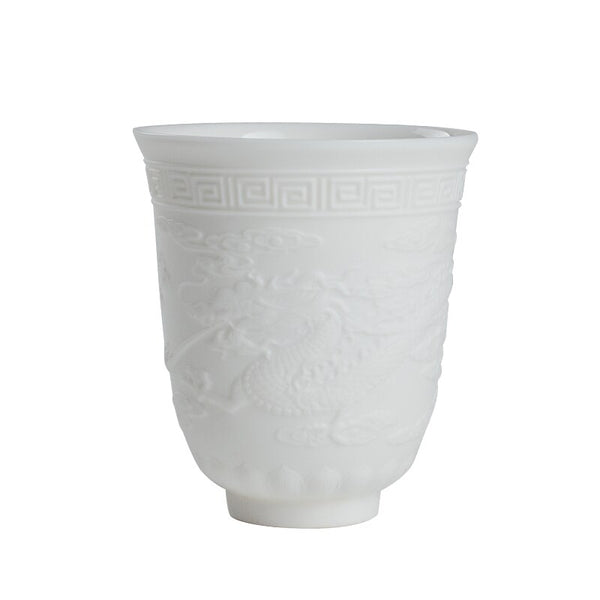 White Porcelain Tea Cup-ToShay.org