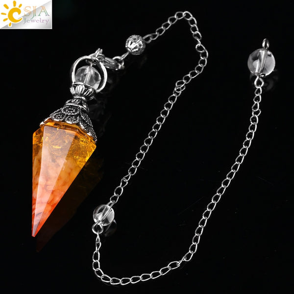 Mixed Crystal Dowsing Pendulum-ToShay.org