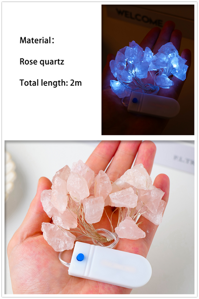Mixed Quartz Crystal LED Lights-ToShay.org