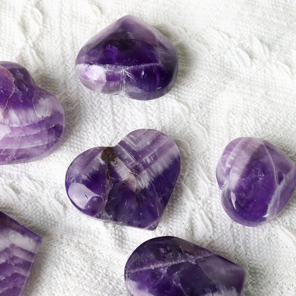 Purple Dream Amethyst Heart-ToShay.org