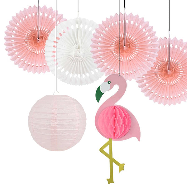 Flamingo Paper Lanterns-ToShay.org