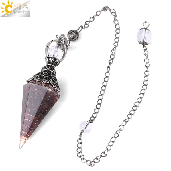 Mixed Crystal Dowsing Pendulum-ToShay.org