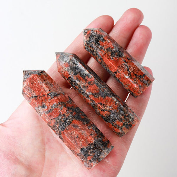 Red Katophorite Stone Point-ToShay.org