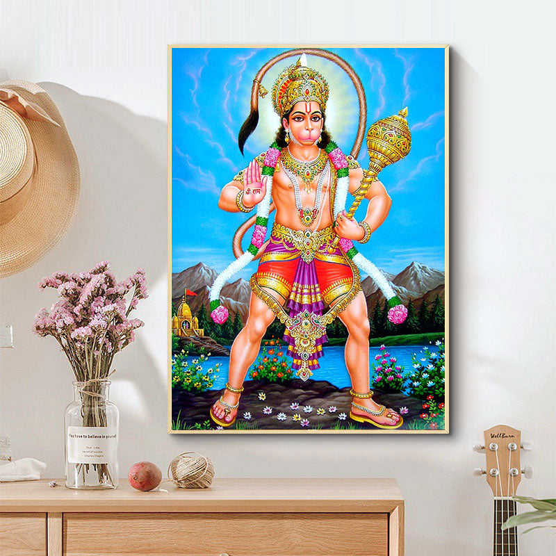 Indian Monkey God Wall Art-ToShay.org