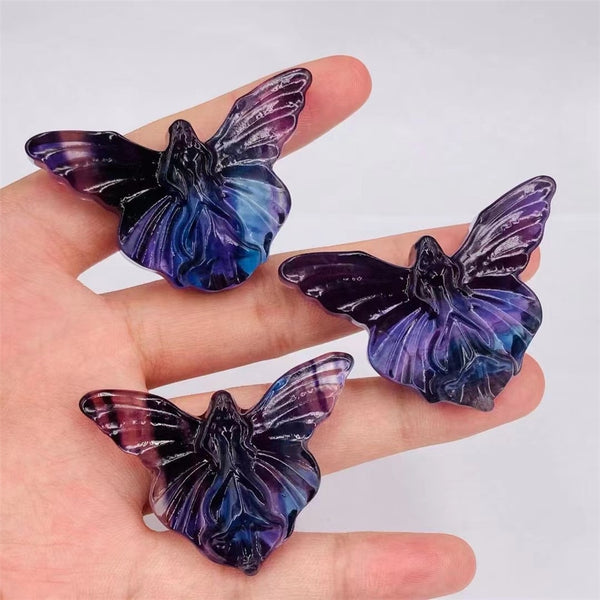 Rainbow Fluorite Butterfly Fairy-ToShay.org
