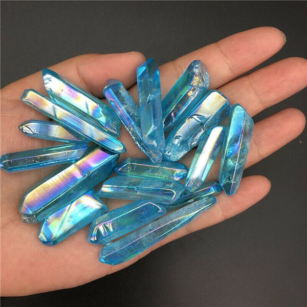 Mixed Rainbow Aura Crystal Chips-ToShay.org