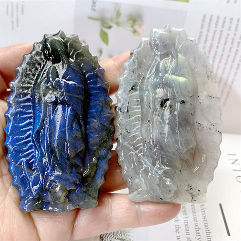 Blue Labradorite Madonna-ToShay.org