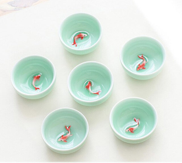 Goldfish Tea Set-ToShay.org