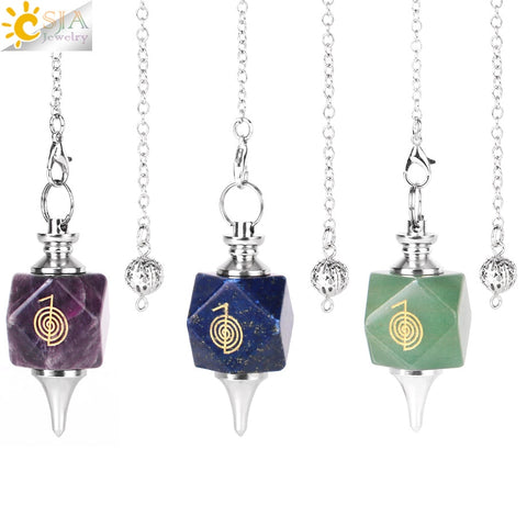 Mixed Reiki Crystal Dowsing Pendulum-ToShay.org