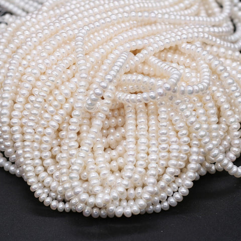 White Freshwater Pearl Beads-ToShay.org