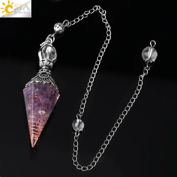 Mixed Crystal Dowsing Pendulum-ToShay.org