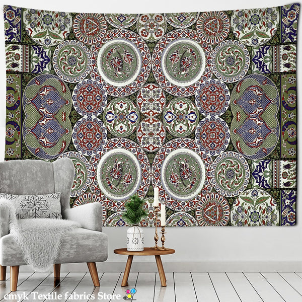 Thangka Tapestry Wall Hanging-ToShay.org