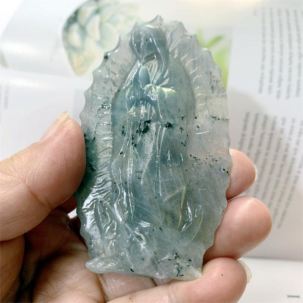 Blue Labradorite Madonna-ToShay.org