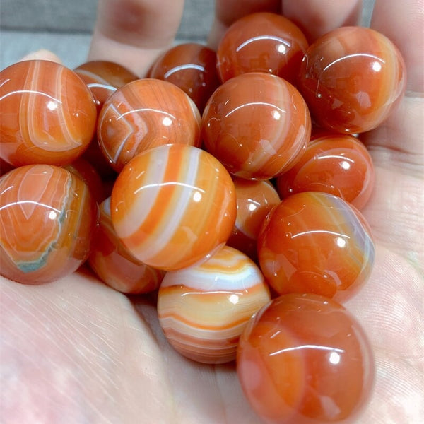Orange Carnelian Balls-ToShay.org
