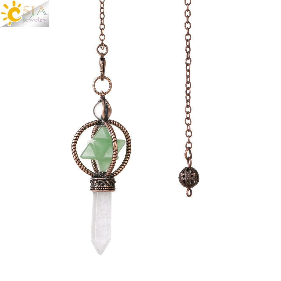 Crystal Merkaba Dowsing Pendulum-ToShay.org