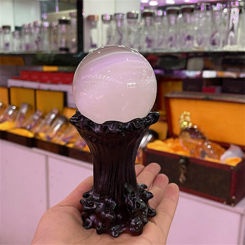 Black Crystal Ball Stands-ToShay.org