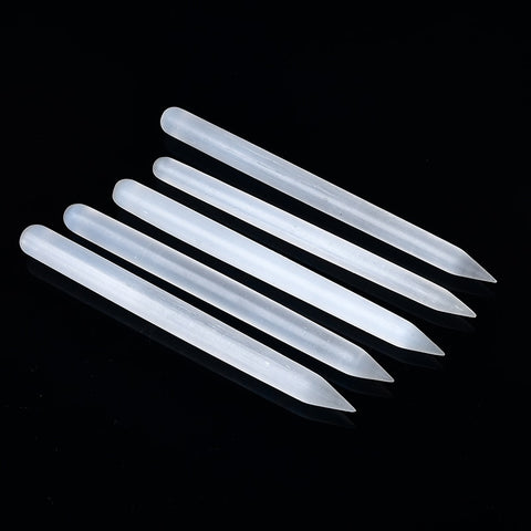 Selenite Crystal Wand Point-ToShay.org