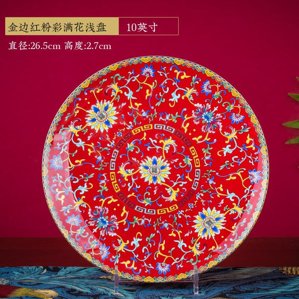 Enamel Ceramic Plate-ToShay.org