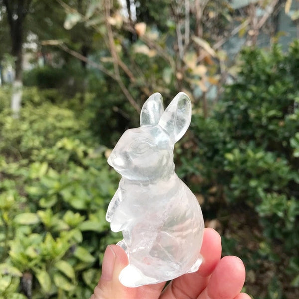 Clear Quartz Crystal Rabbit-ToShay.org