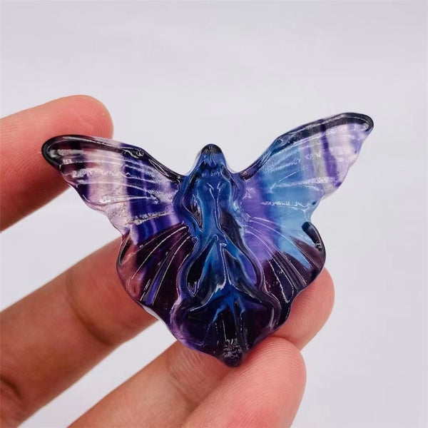 Rainbow Fluorite Butterfly Fairy-ToShay.org