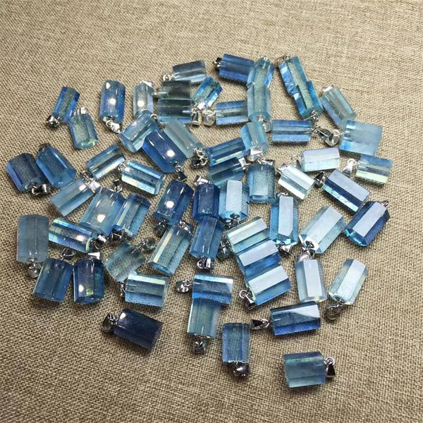 Blue Aquamarine Pendant-ToShay.org