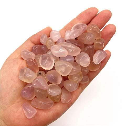 Pink Chalcedony Quartz Crystal-ToShay.org