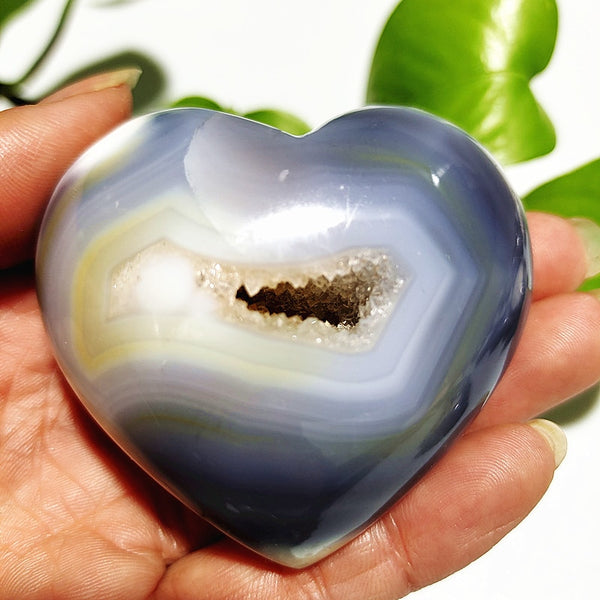 Blue Sharkskin Agate Heart-ToShay.org