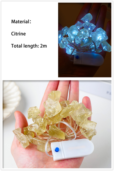 Mixed Quartz Crystal LED Lights-ToShay.org
