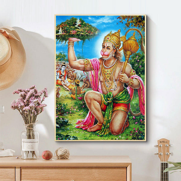 Hindu Monkey God Wall Art-ToShay.org