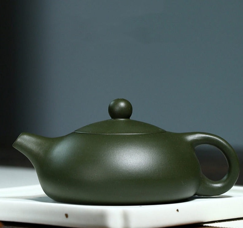 Green Clay Teapot-ToShay.org