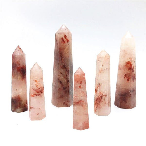 Red Fire Quartz Crystal Point-ToShay.org