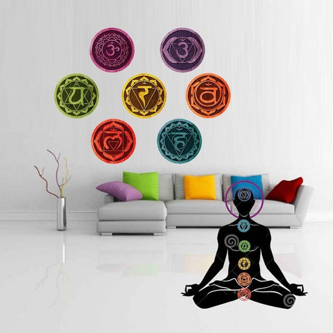 Chakra Centres Stickers-ToShay.org