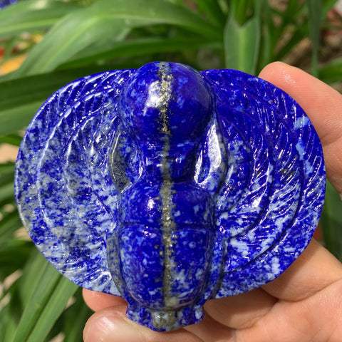 Lapis Lazuli Scarab Amulet-ToShay.org