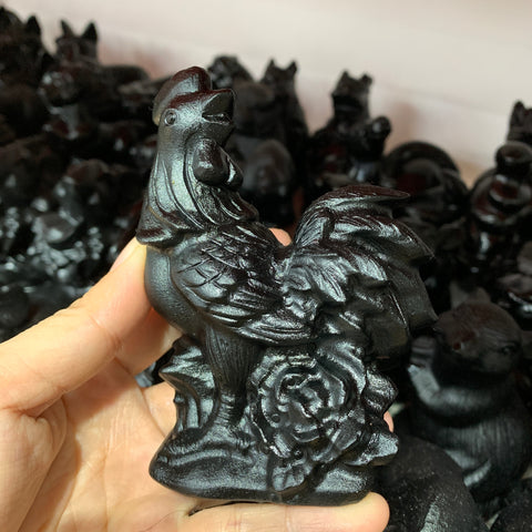 Black Obsidian Rooster-ToShay.org