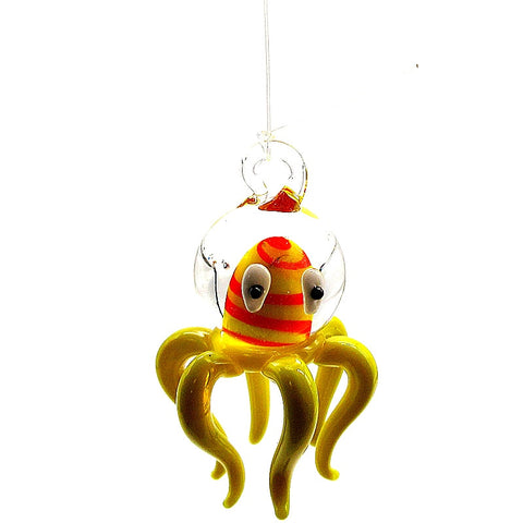 Glass Octopus Pendant-ToShay.org