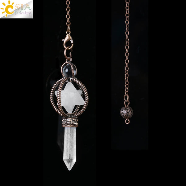 Crystal Merkaba Dowsing Pendulum-ToShay.org