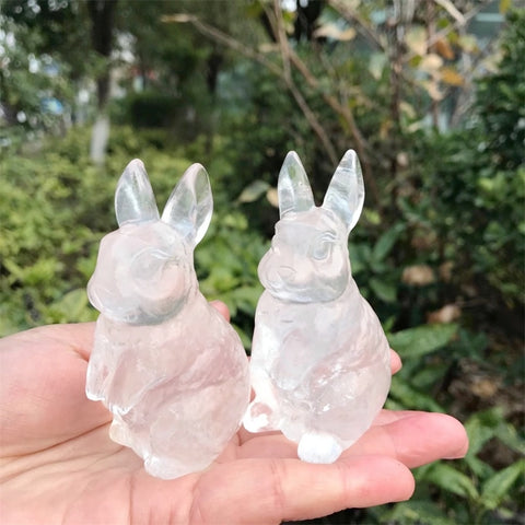 Clear Quartz Crystal Rabbit-ToShay.org