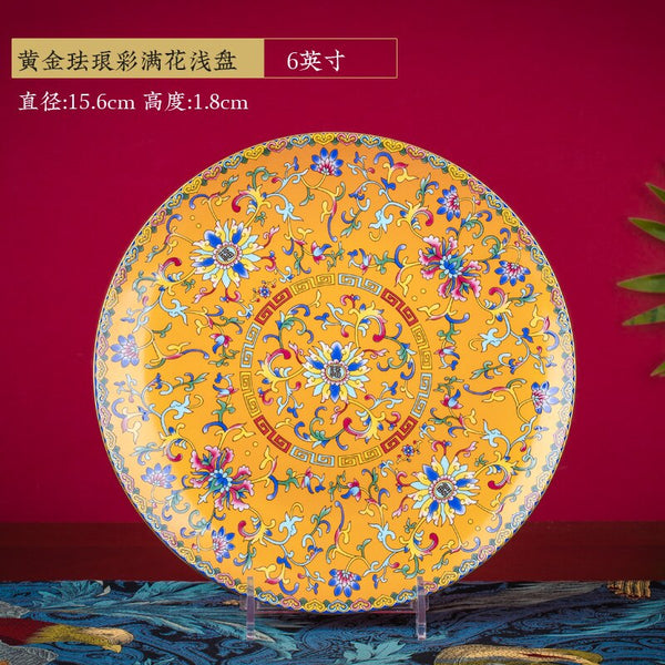 Enamel Ceramic Plate-ToShay.org