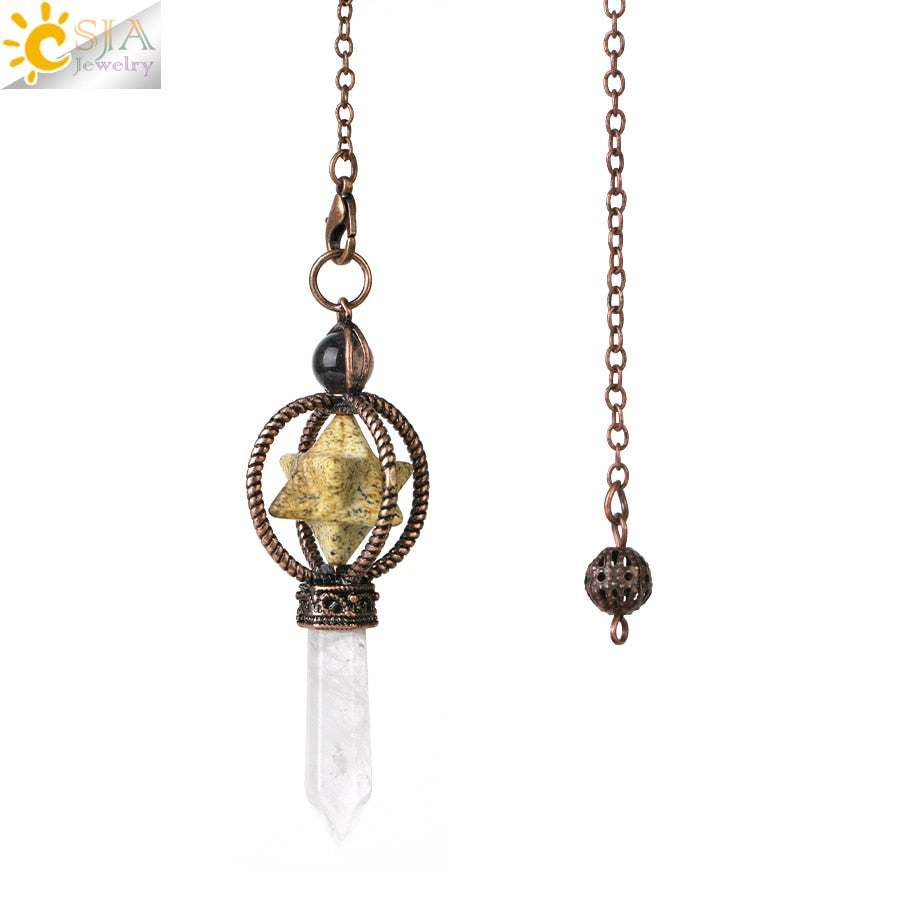 Crystal Merkaba Dowsing Pendulum-ToShay.org