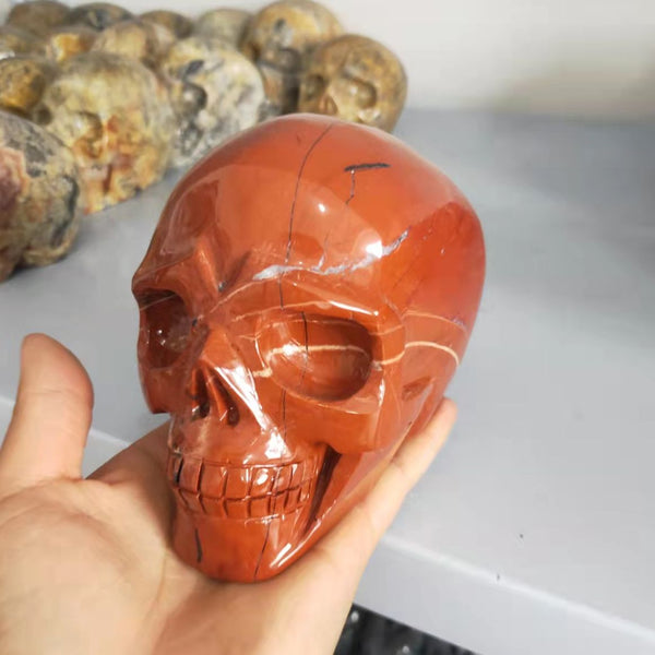 Red Jasper Skull-ToShay.org