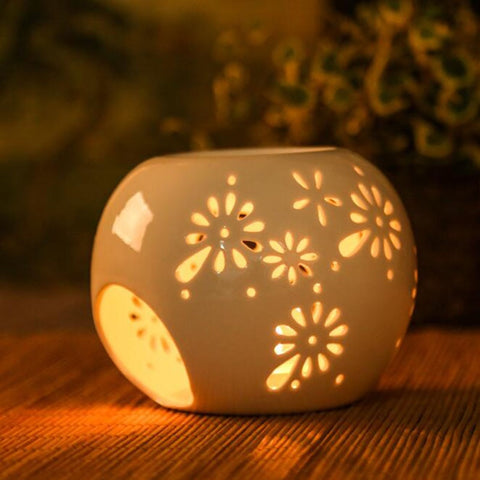 Floral Essential Oil Burner-ToShay.org