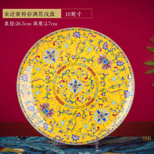 Enamel Ceramic Plate-ToShay.org