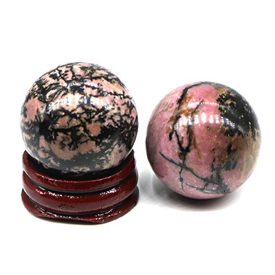 Pink Rhodonite Crystal Ball-ToShay.org