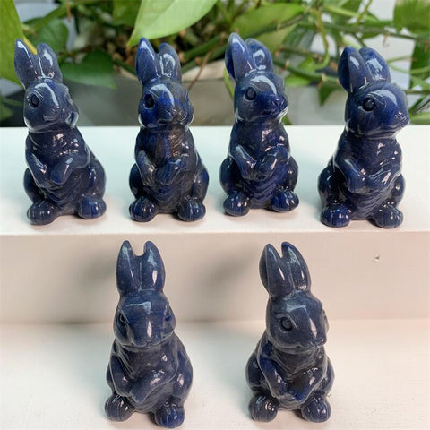 Blue Aventurine Rabbit-ToShay.org