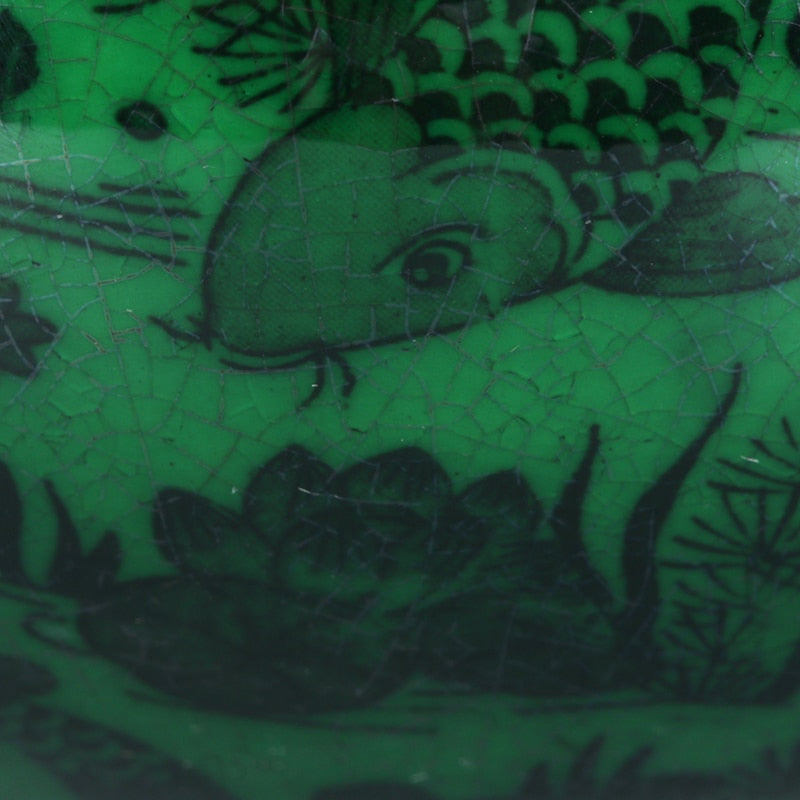 Jingdezhen Qianlong Jadeite Vase-ToShay.org