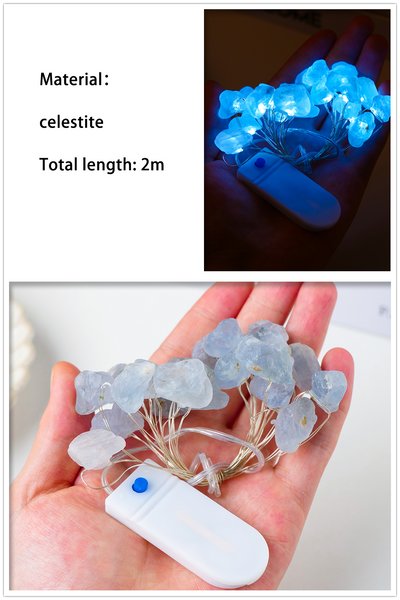 Mixed Quartz Crystal LED Lights-ToShay.org